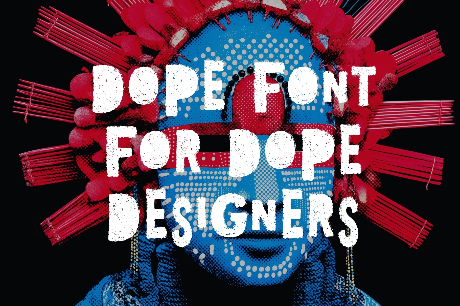 Vandal Vibes - Punk Cutout Display Font