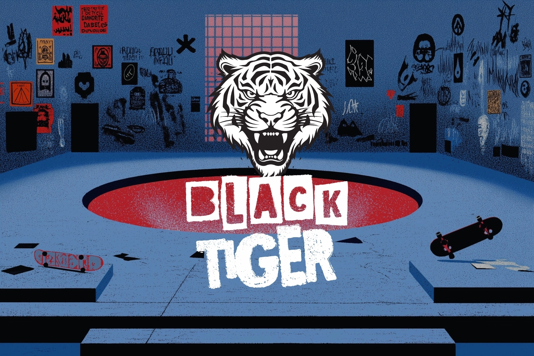 Vandal Vibes - Punk Cutout Display Font