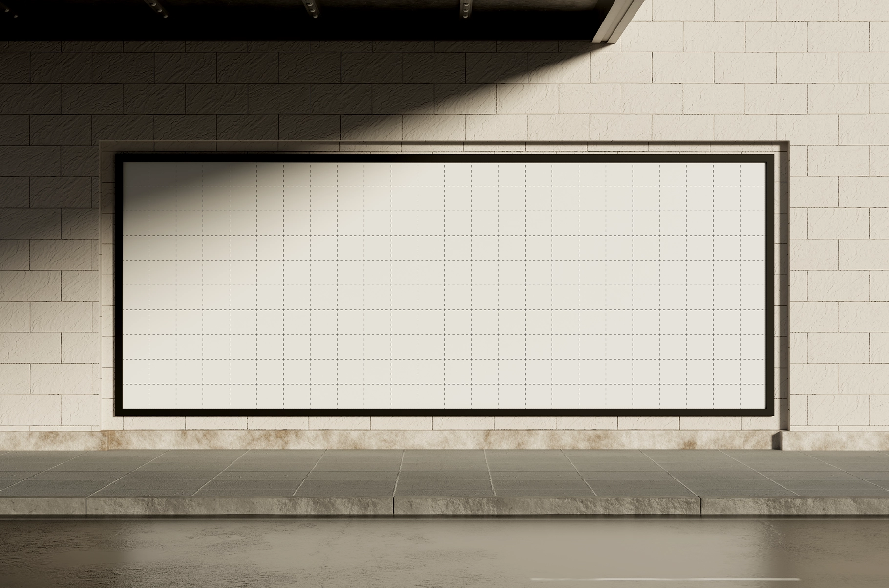 Outdoor Advertising Billboard Mockup