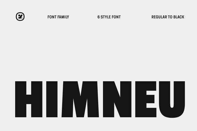 Himneu – Modern Condensed Sans Font