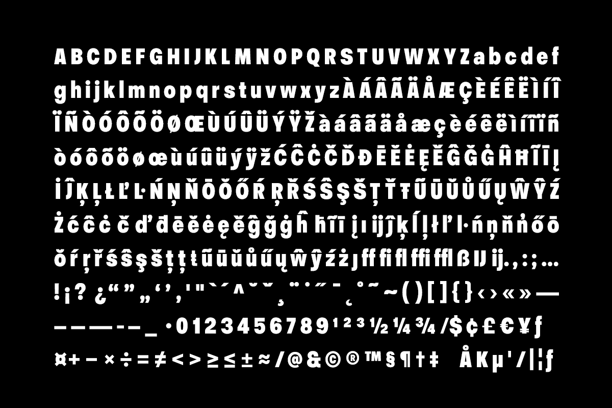 Himneu – Modern Condensed Sans Font