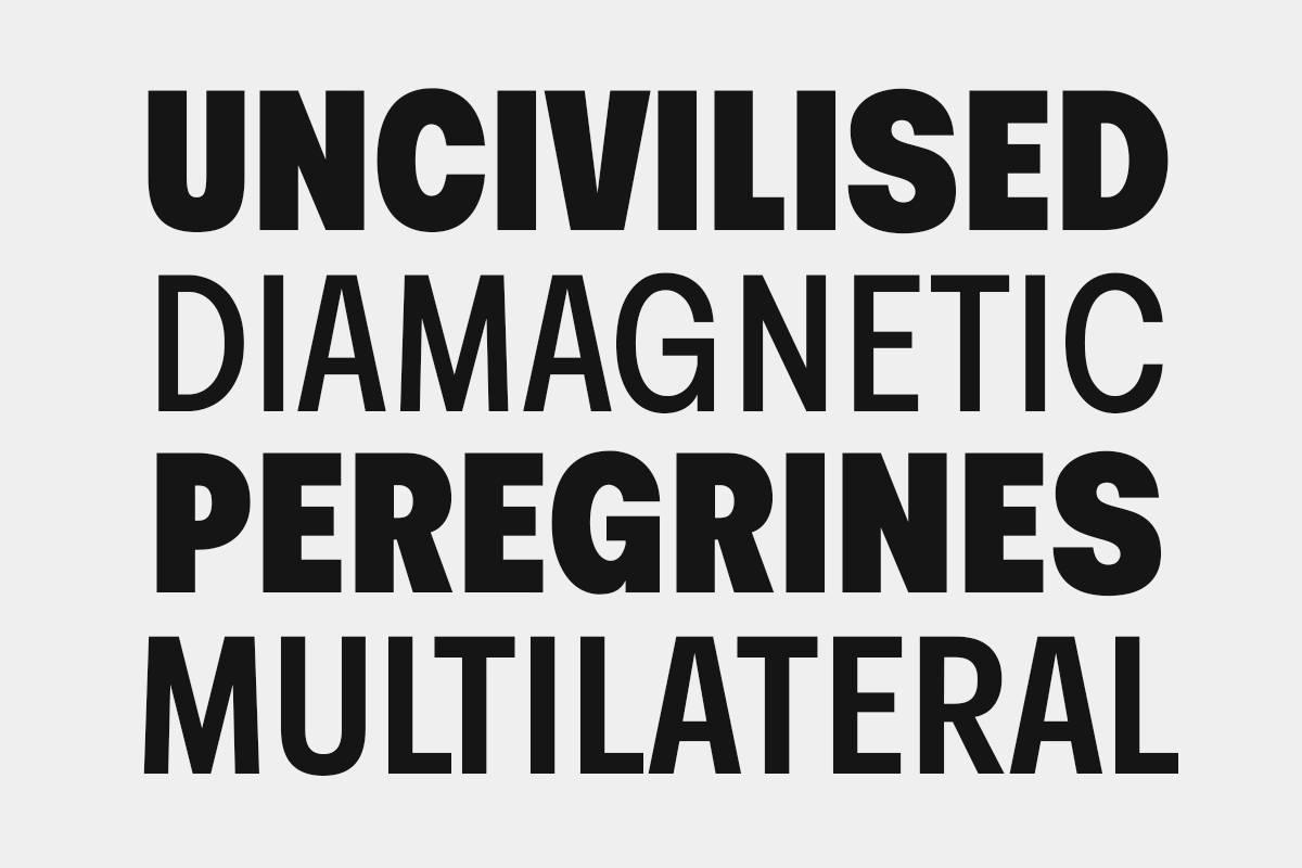 Himneu – Modern Condensed Sans Font