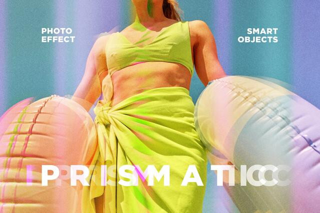 Fractal Prismatic Photo Effect