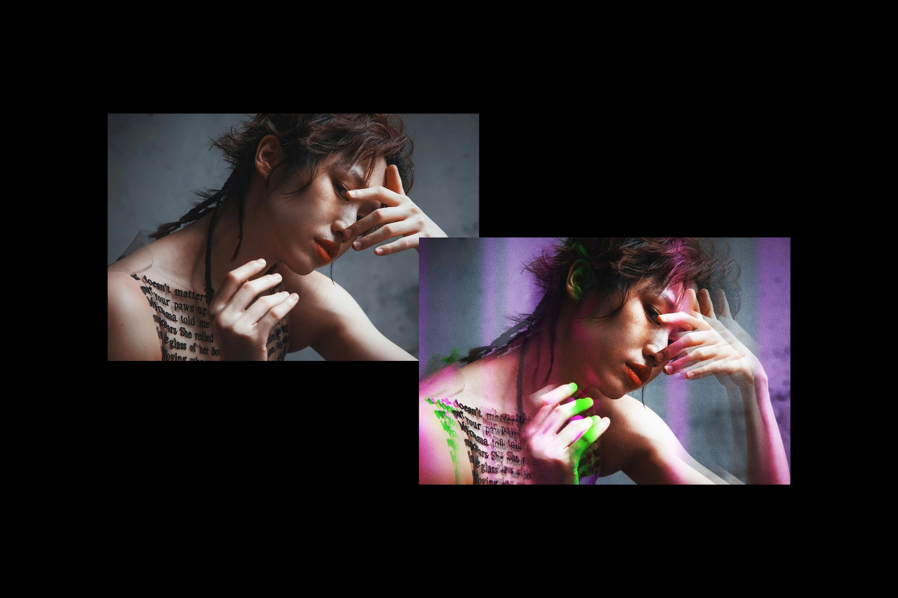 Fractal Prismatic Photo Effect