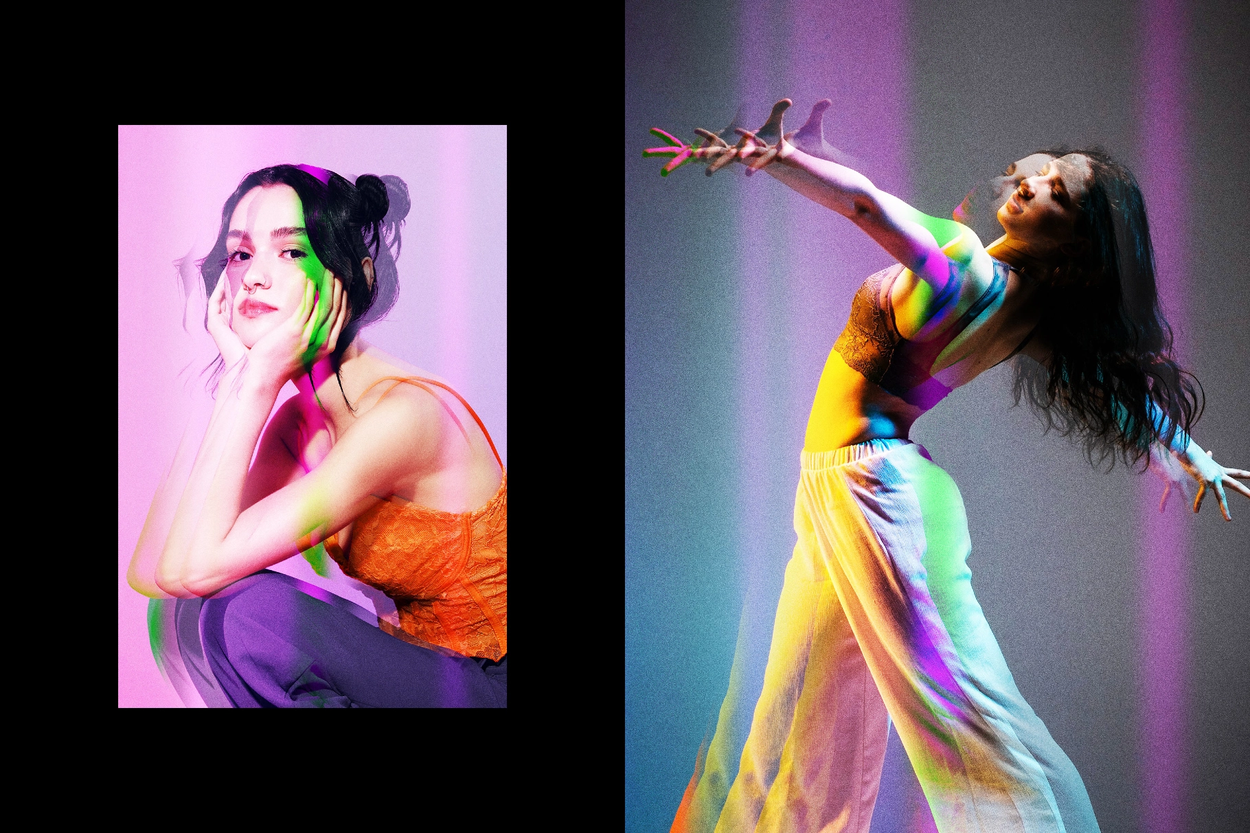 Fractal Prismatic Photo Effect