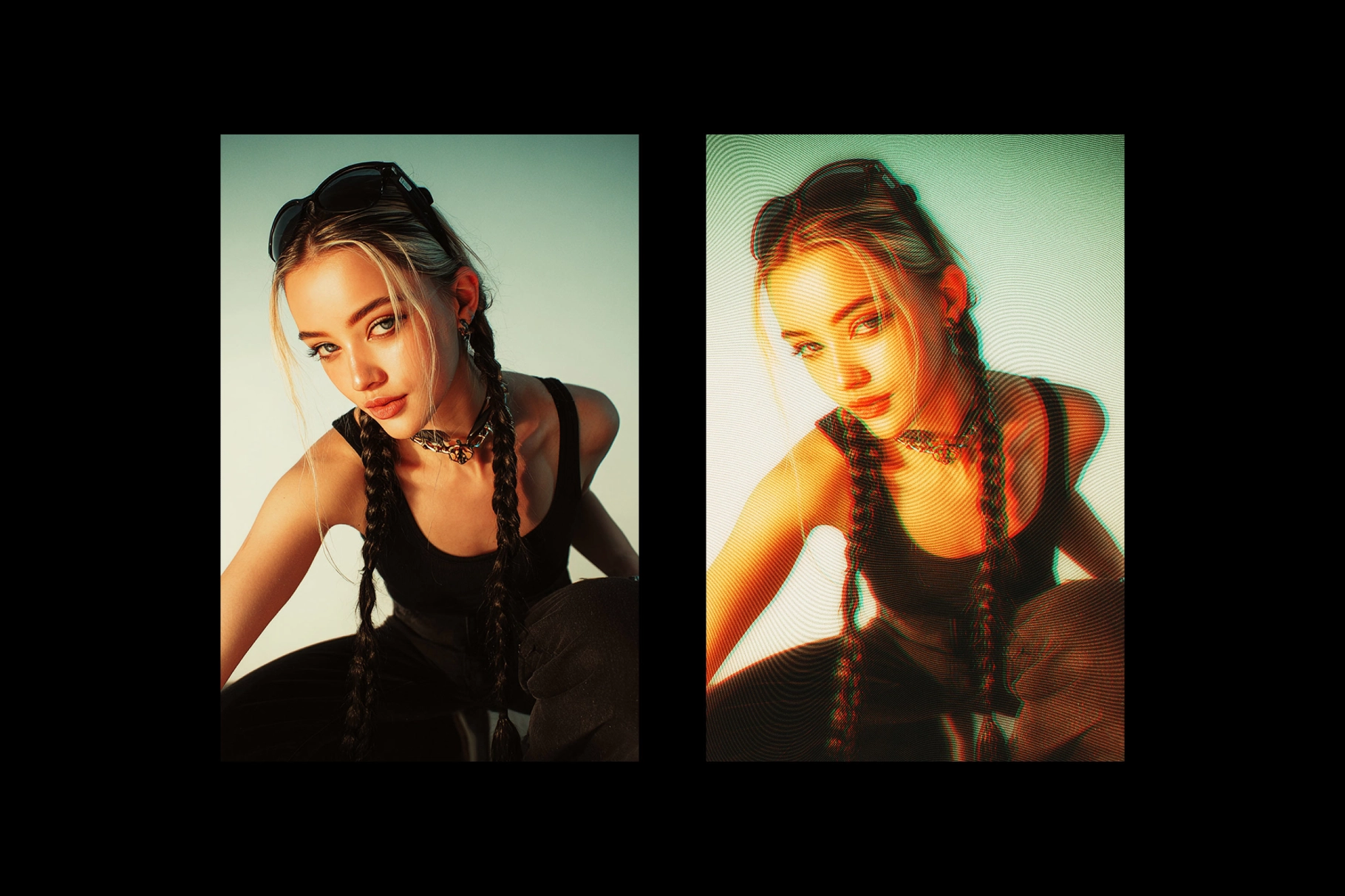 Retro Vhs Tape Photo Effect