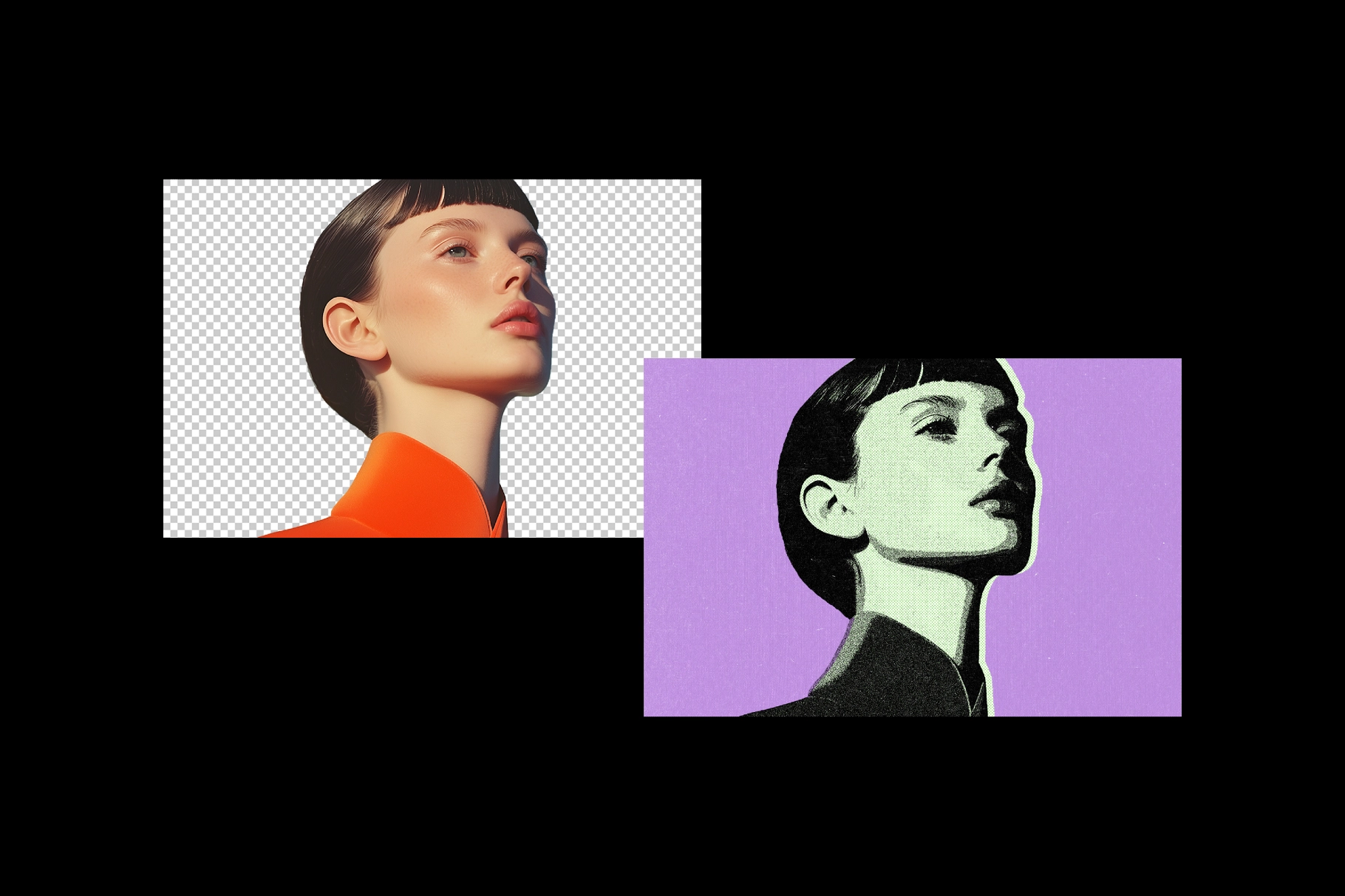 Collage Cutout Poster Effect