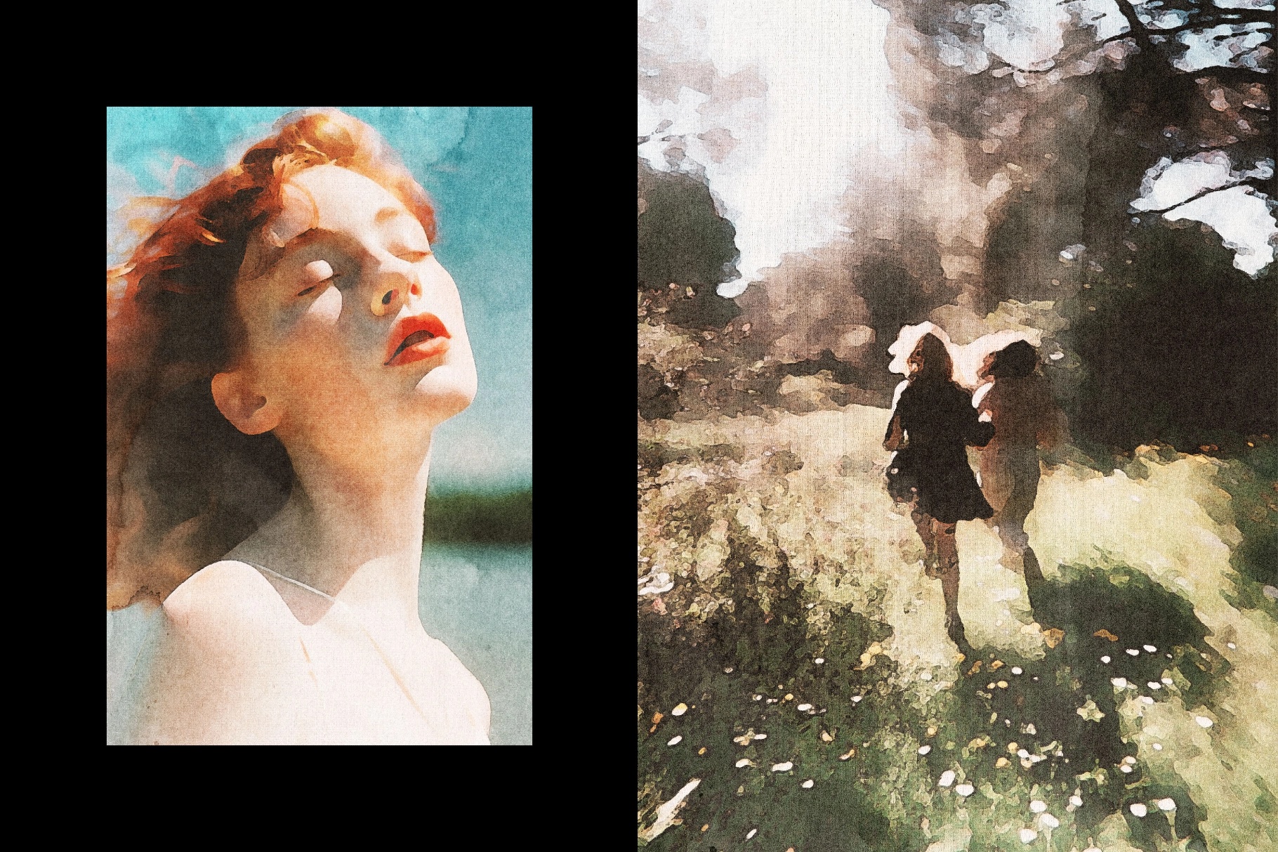 Aquarelle Painted Photo Effect