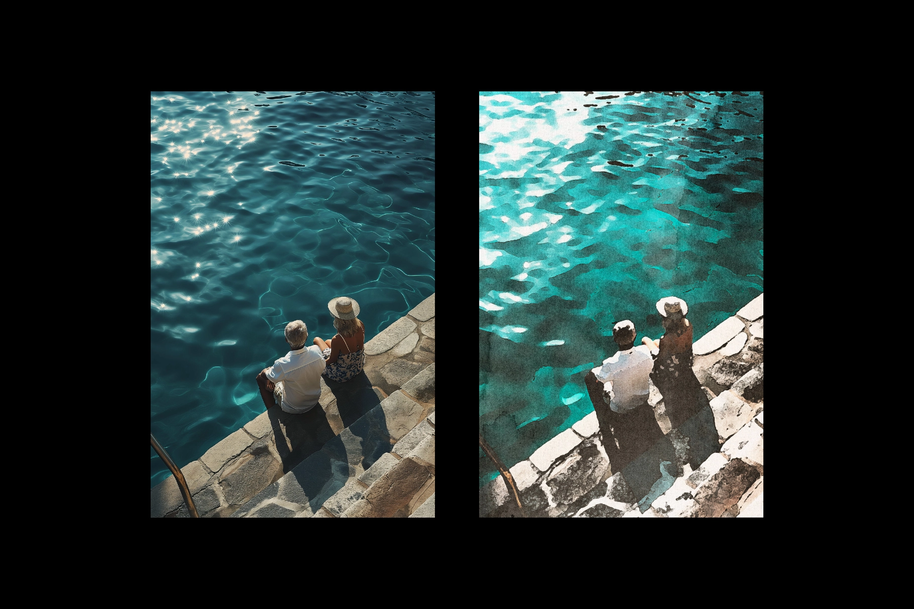 Aquarelle Painted Photo Effect