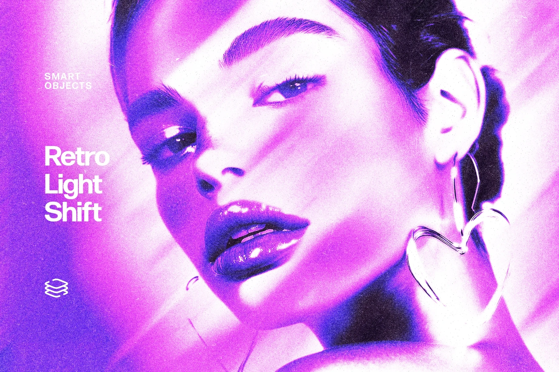 Retro Light Shift Photo Effect