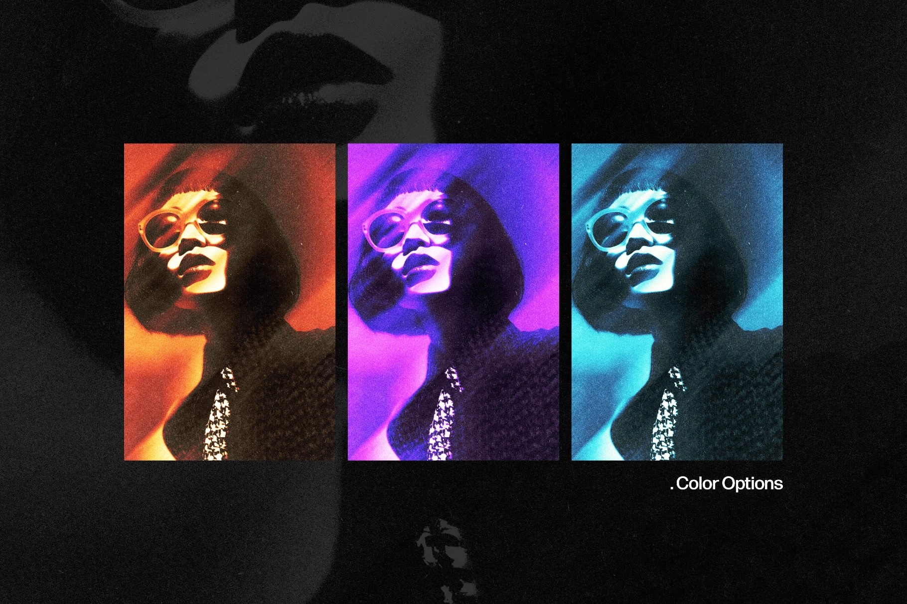 Retro Light Shift Photo Effect