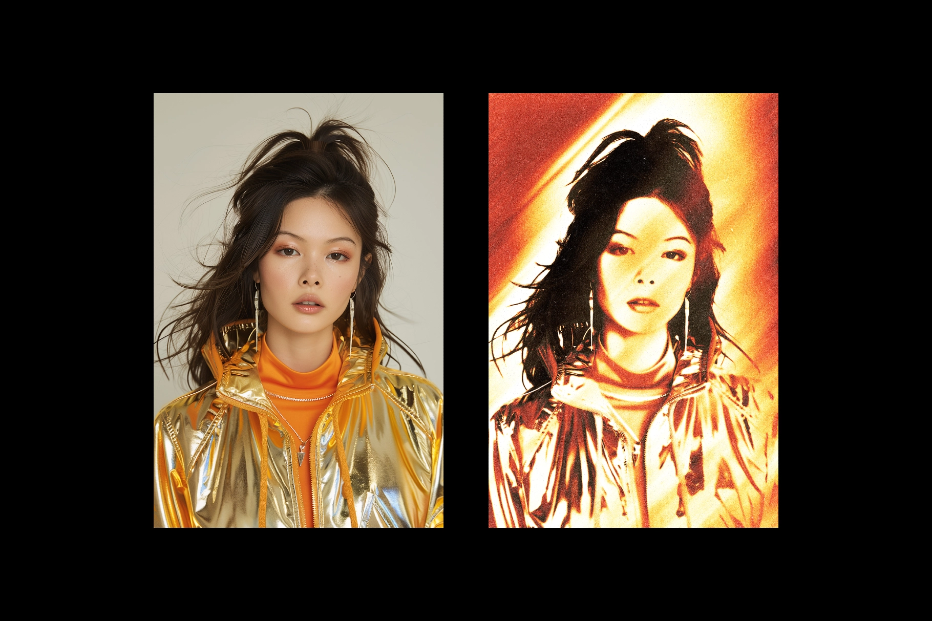 Retro Light Shift Photo Effect