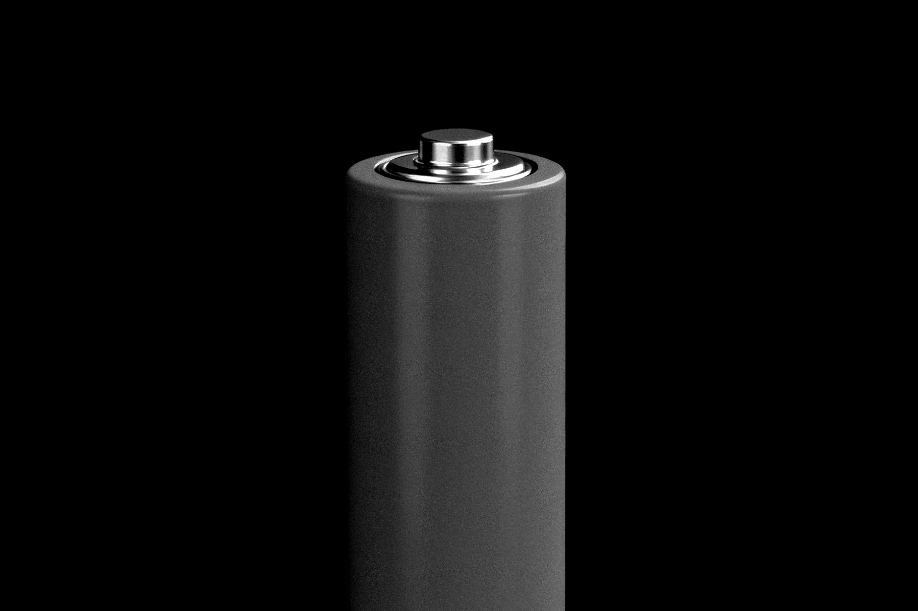 Cylindrical AA Type Battery Mockup