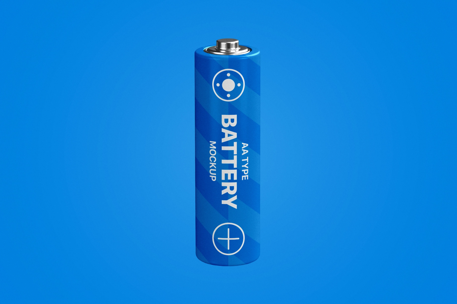 Cylindrical AA Type Battery Mockup
