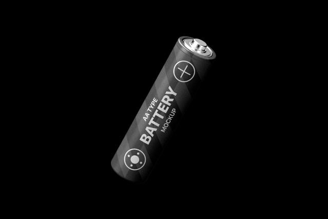 Cylindrical AA Battery Mockup