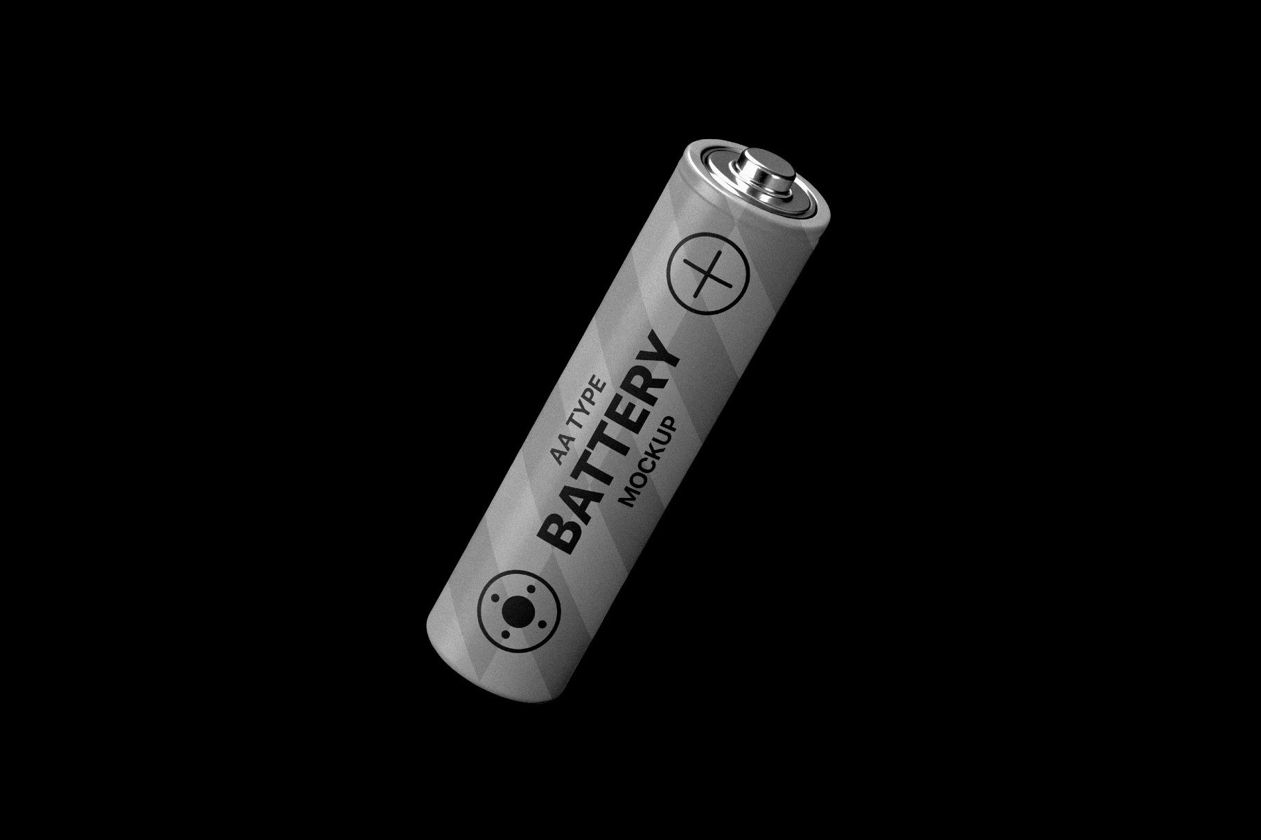 Cylindrical AA Battery Mockup