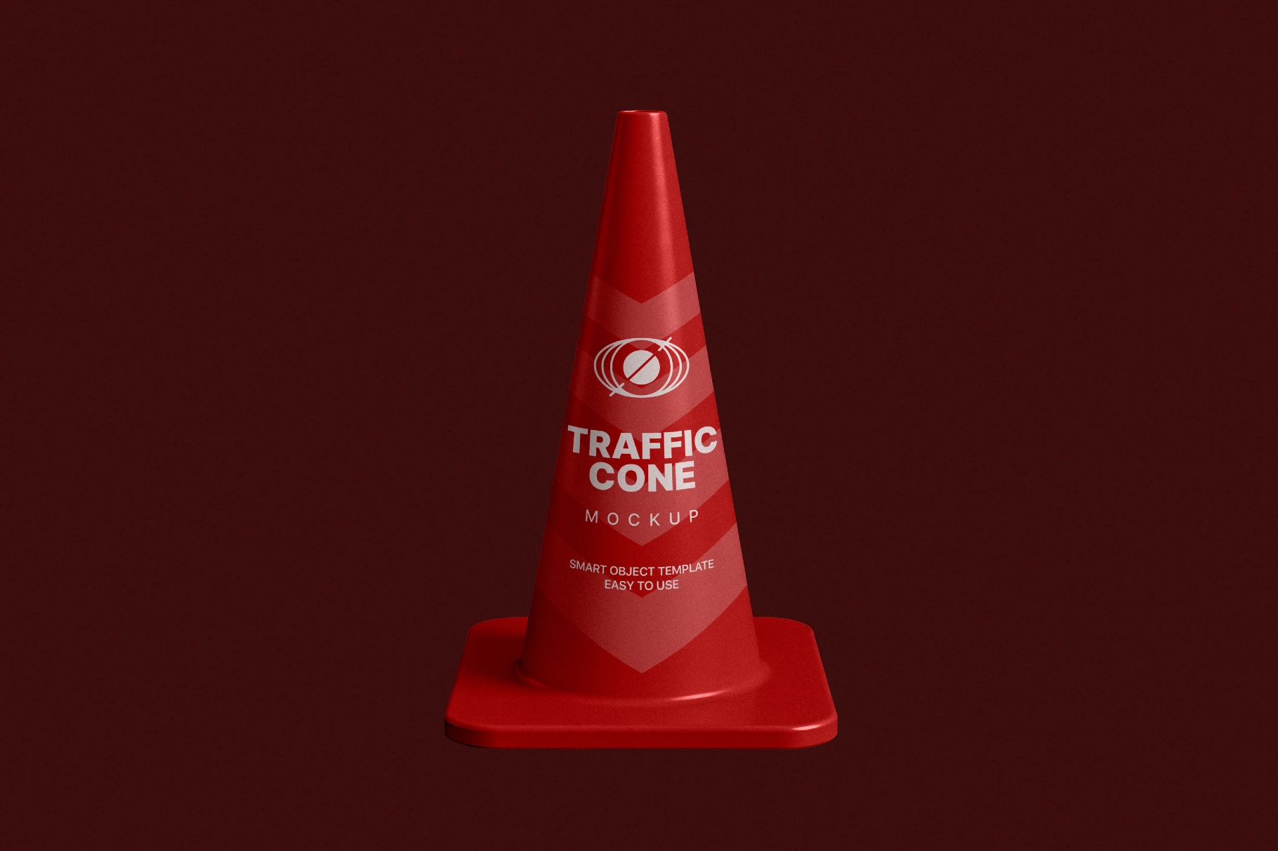 Traffic Cone Mockup