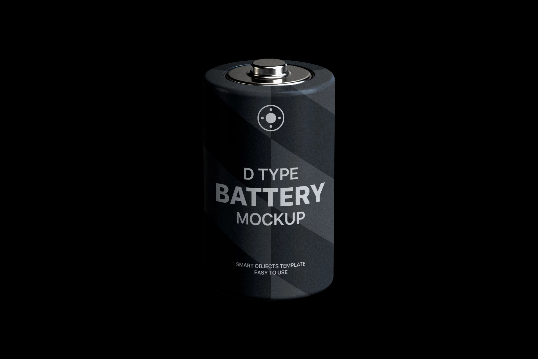 D Type Battery Mockup