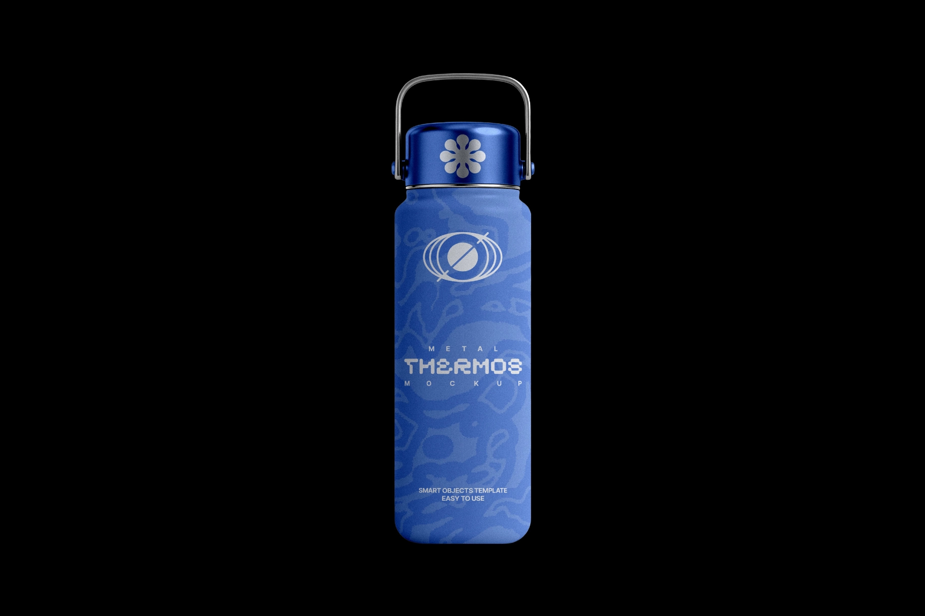 Thermos Mockup with Metal Loop