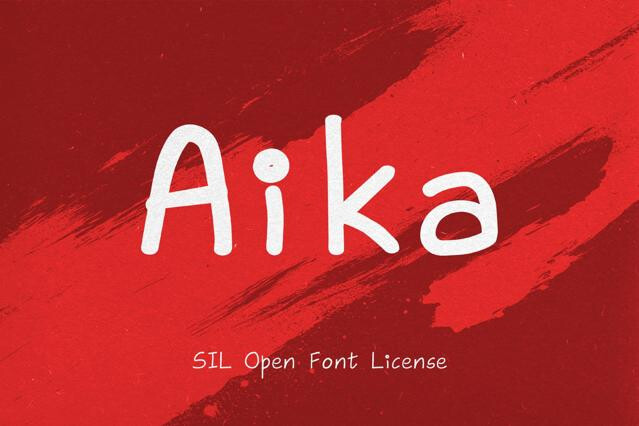 Aika - Fun Handwriting Font