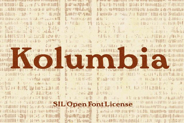 Kolumbia Font