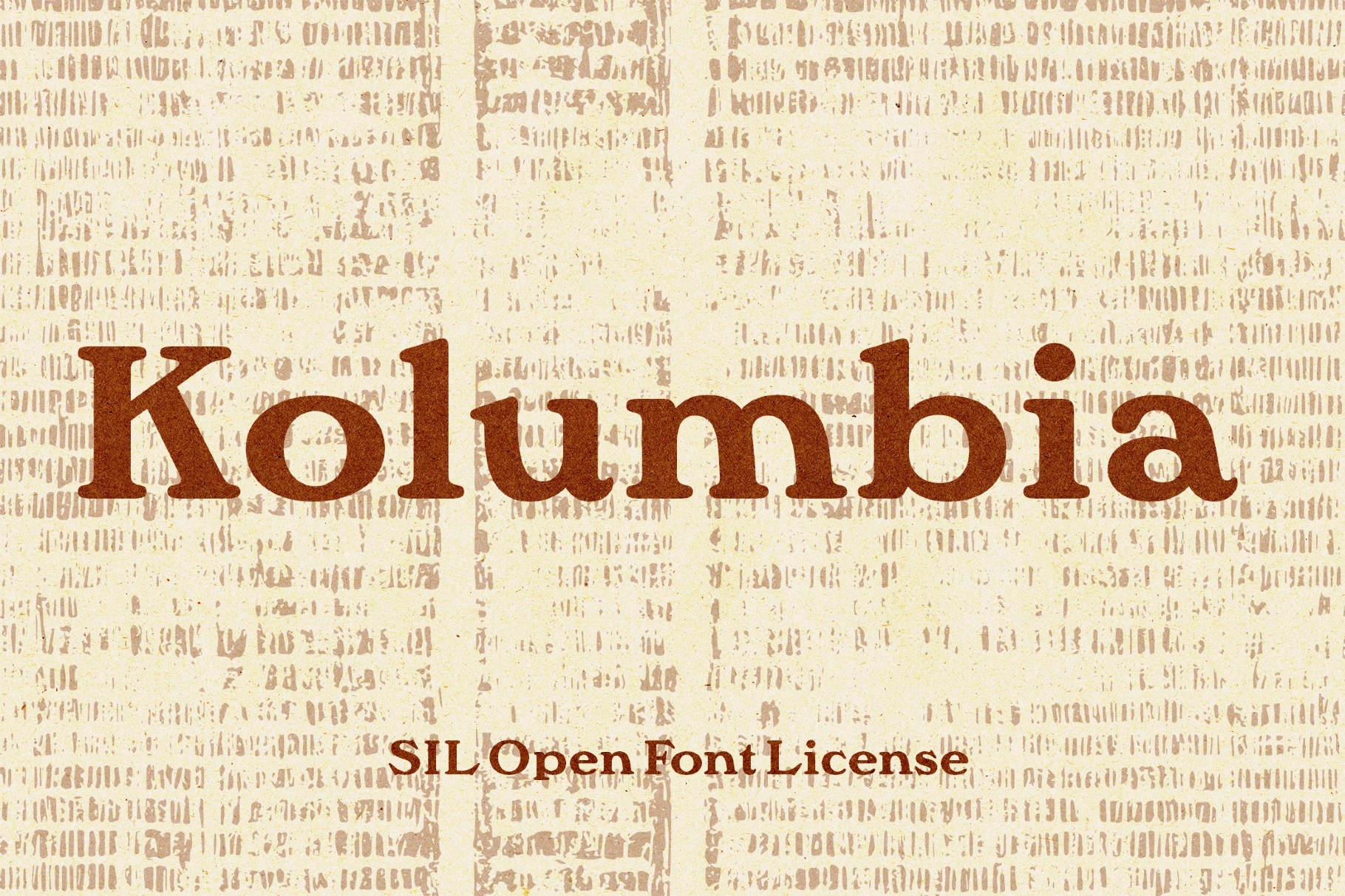 Kolumbia Font