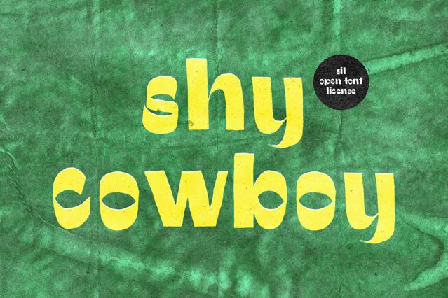 Shy Cowboy Font