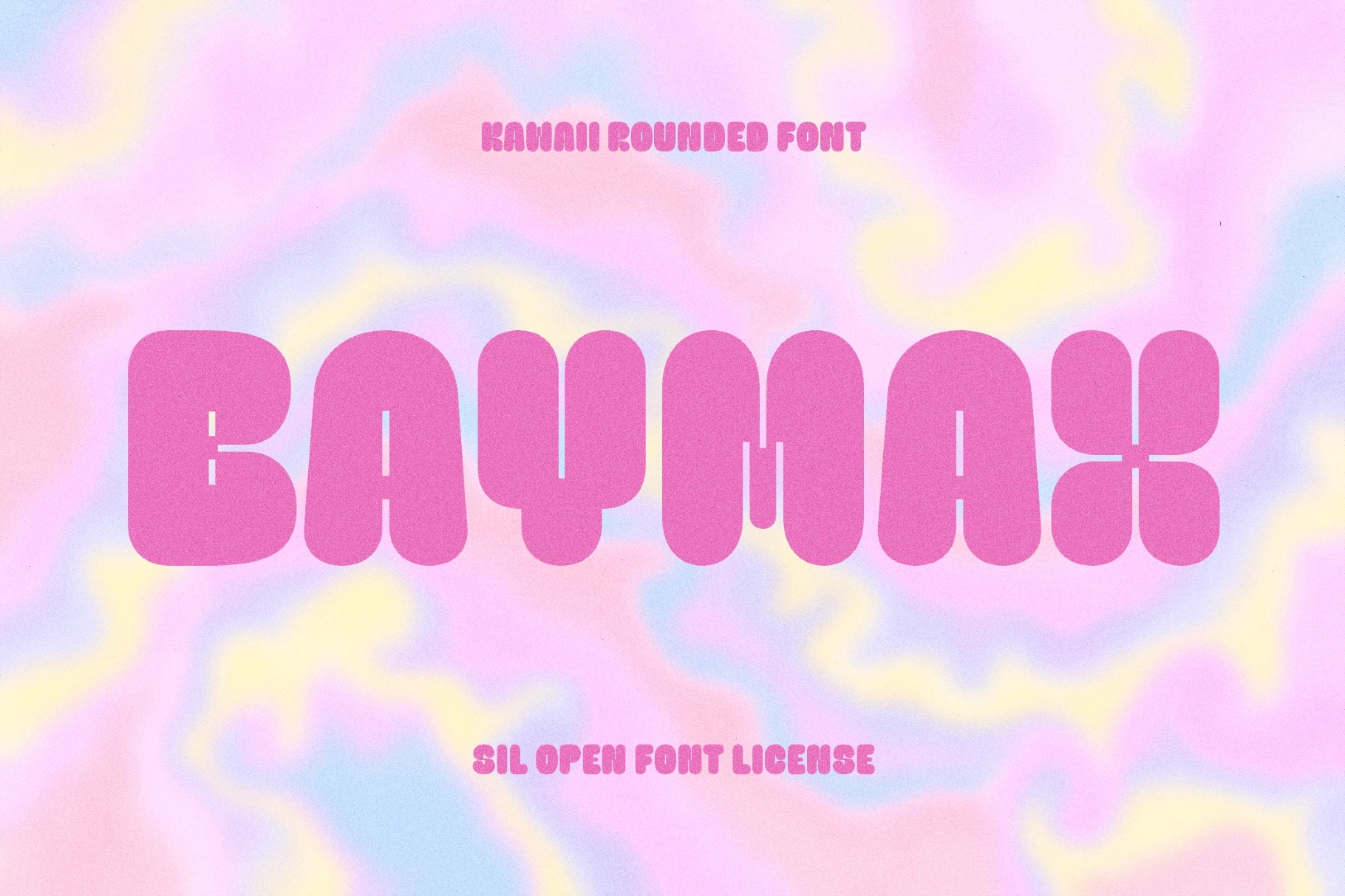 Baymax - Kawaii Playful Font