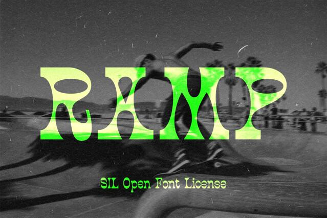 Ramp - Groovy Psychedelic Font