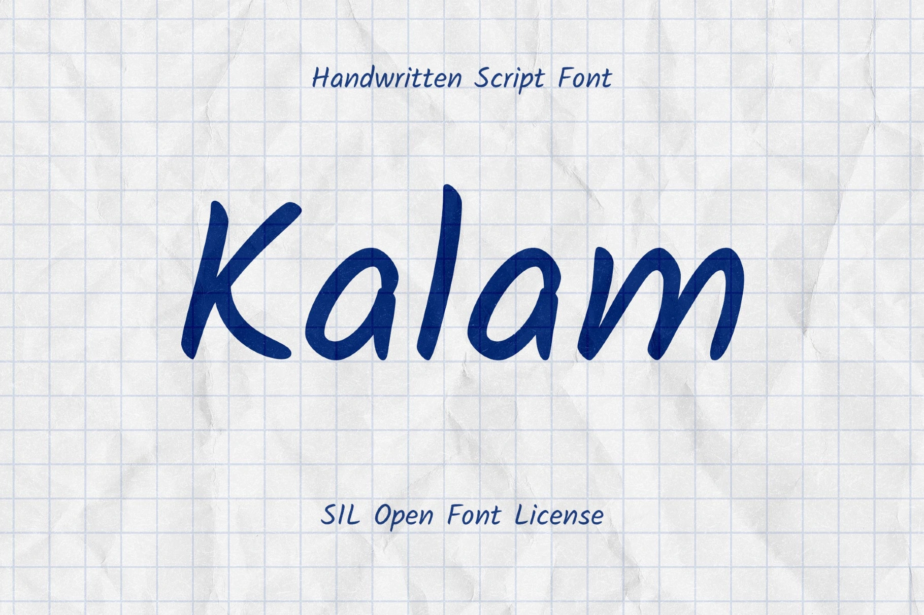Kalam Handwritten Font