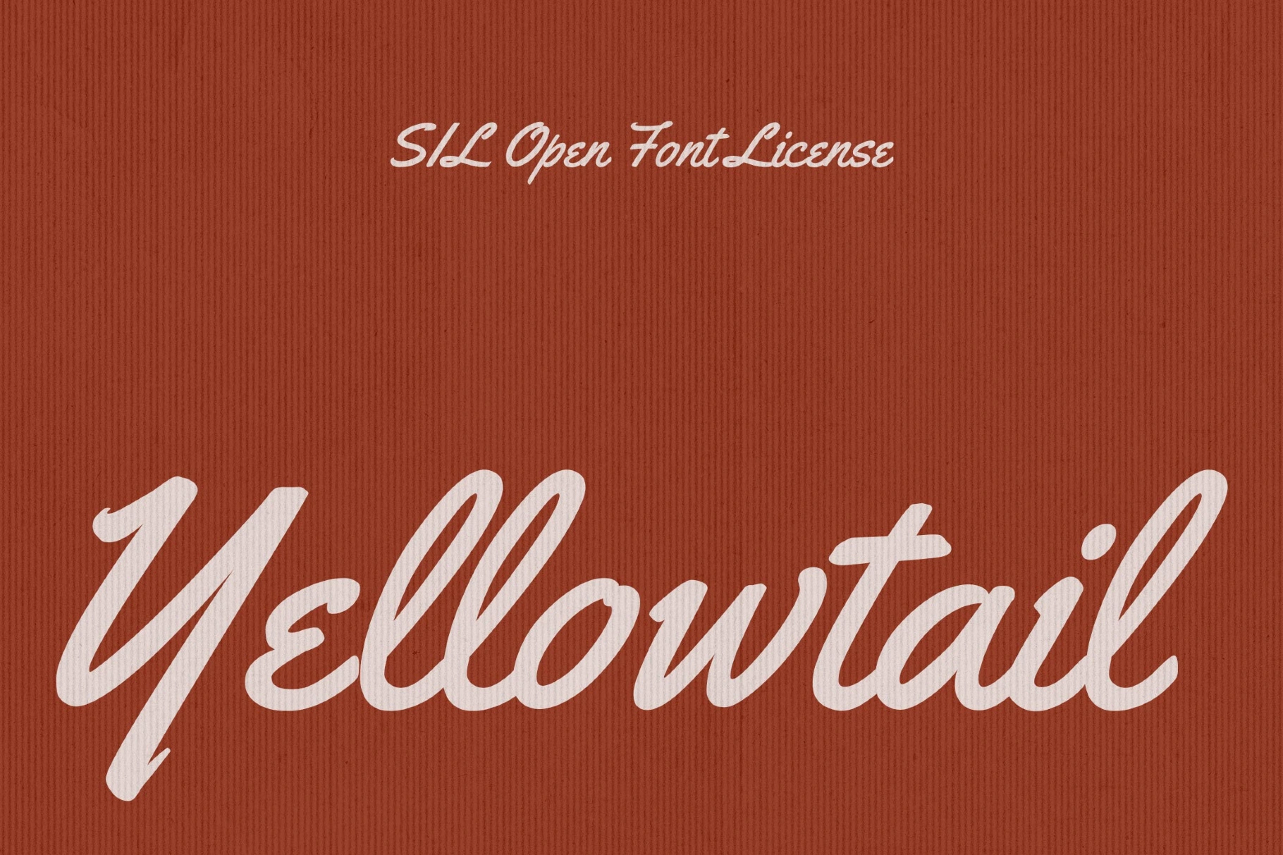 Yellowtail - Retro Postcard Font