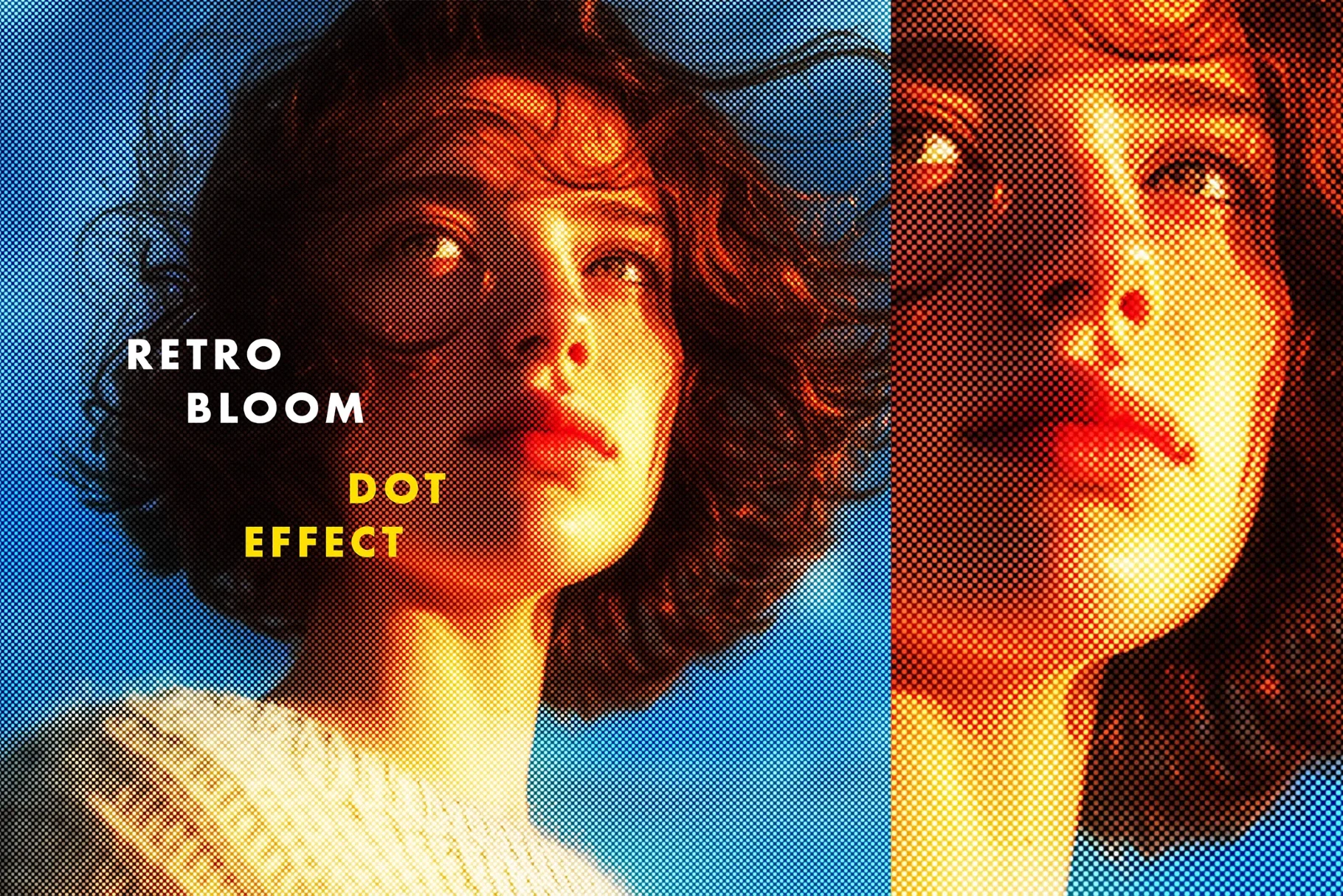 Retro Bloom Dot Effect