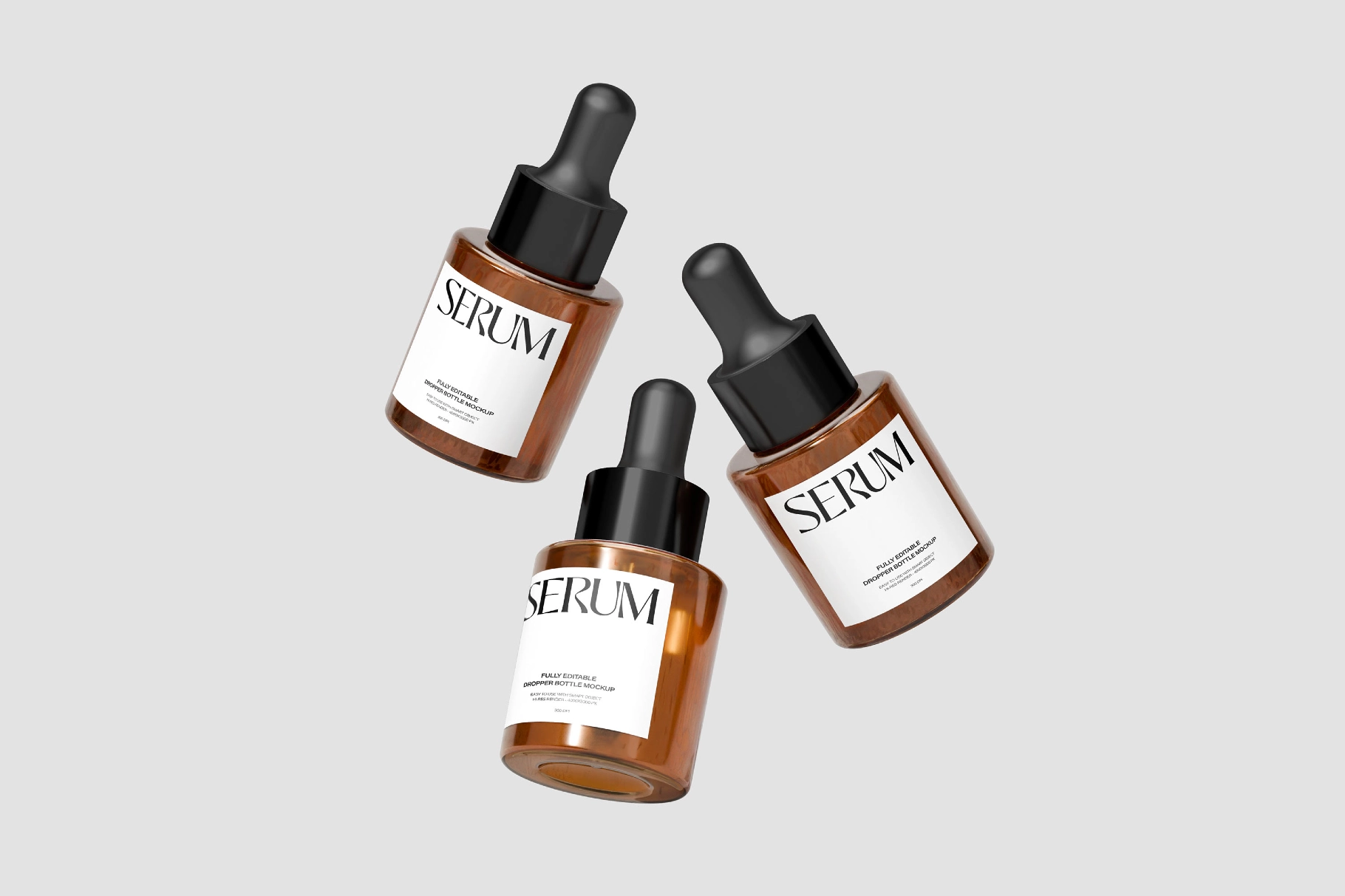 Dropper Bottle Mockup