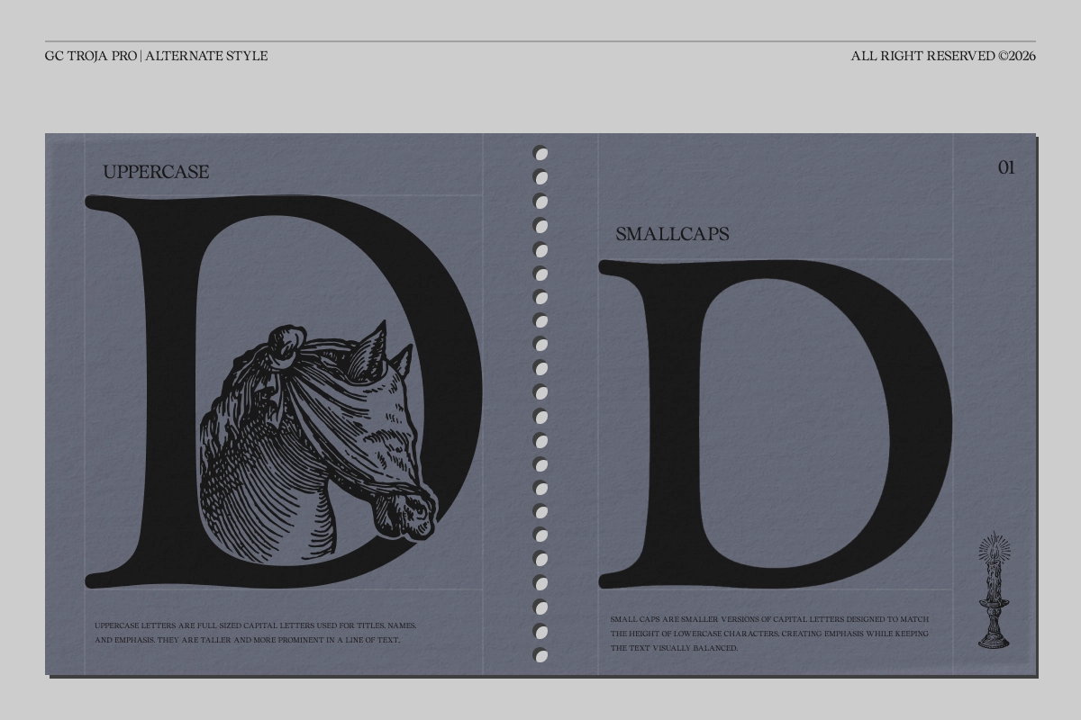 GC Troja Pro - Luxury Classic Serif Font