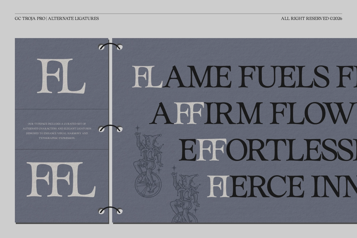 GC Troja Pro - Luxury Classic Serif Font