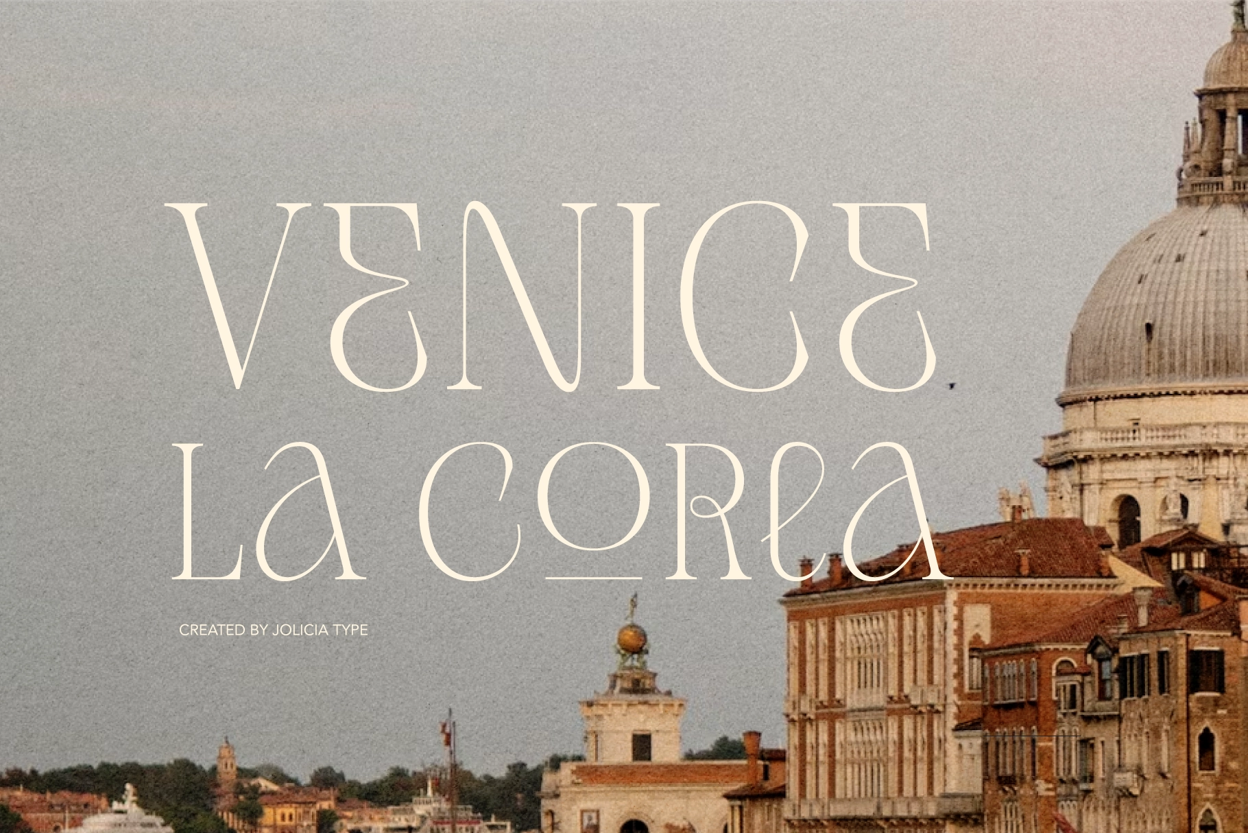 Venice La Corla - Elegant Fashion Serif Font