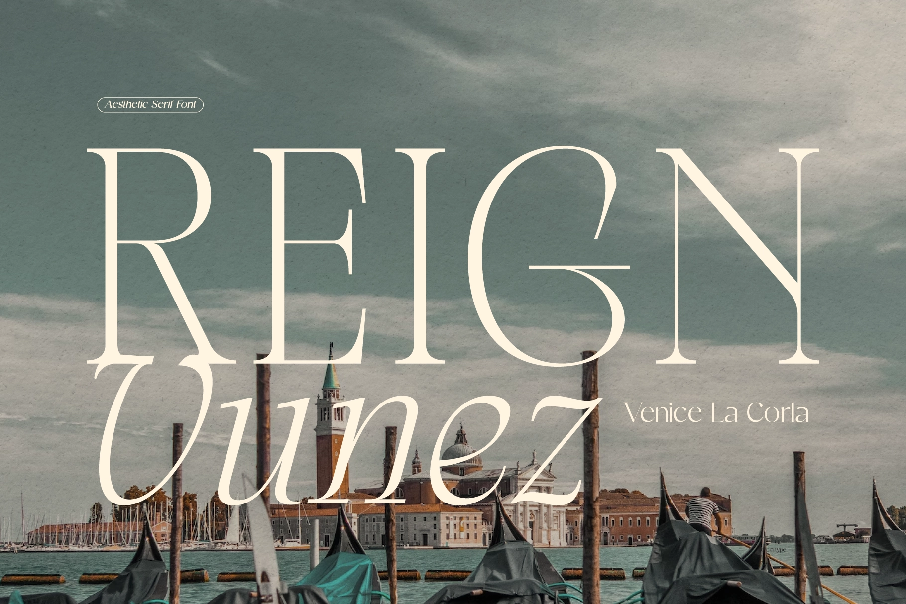 Venice La Corla - Elegant Fashion Serif Font