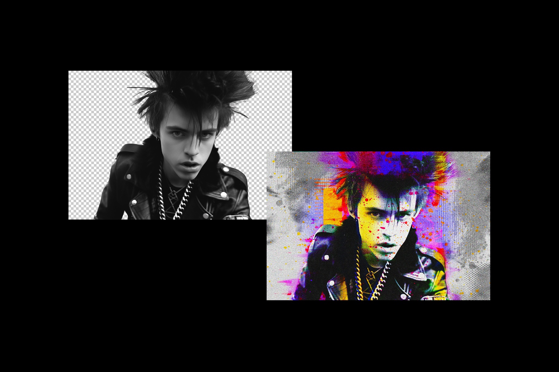 Urban Art Portrait Photo Effect