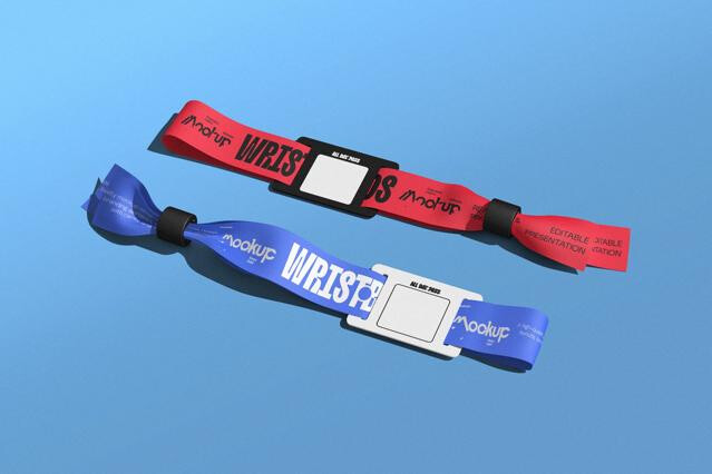 Event Wristband Mockup