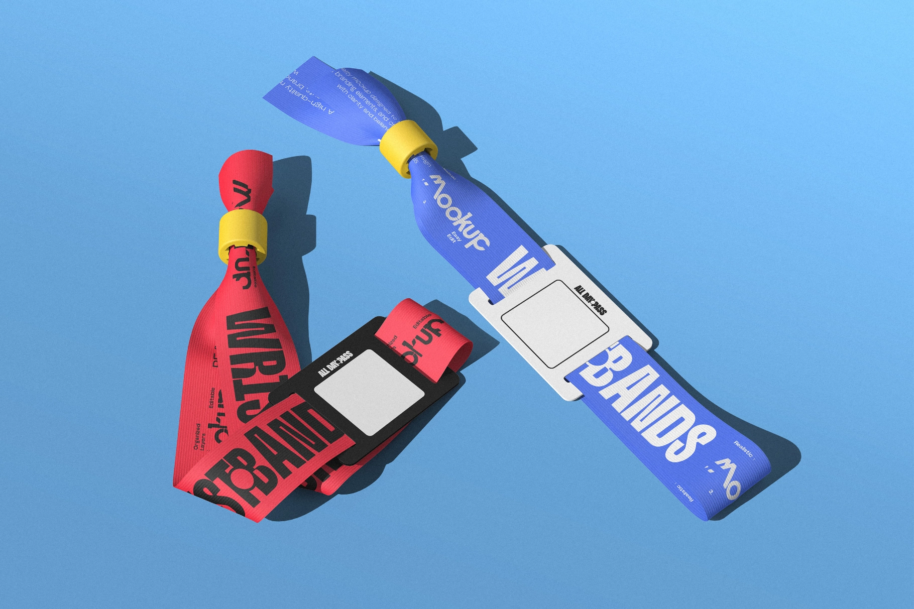 Event Wristband Mockup