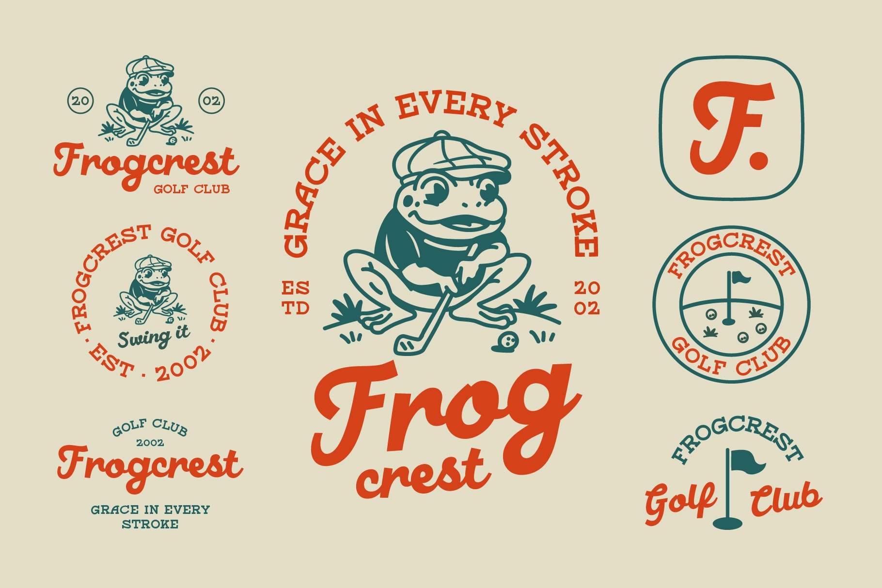 Retro Golf Club Mascot Bundle