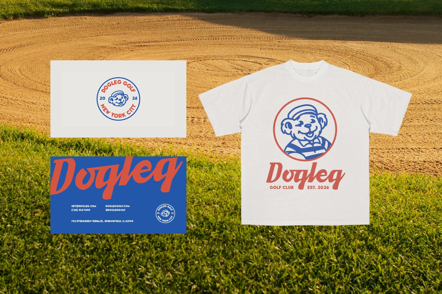 Retro Golf Club Mascot Bundle