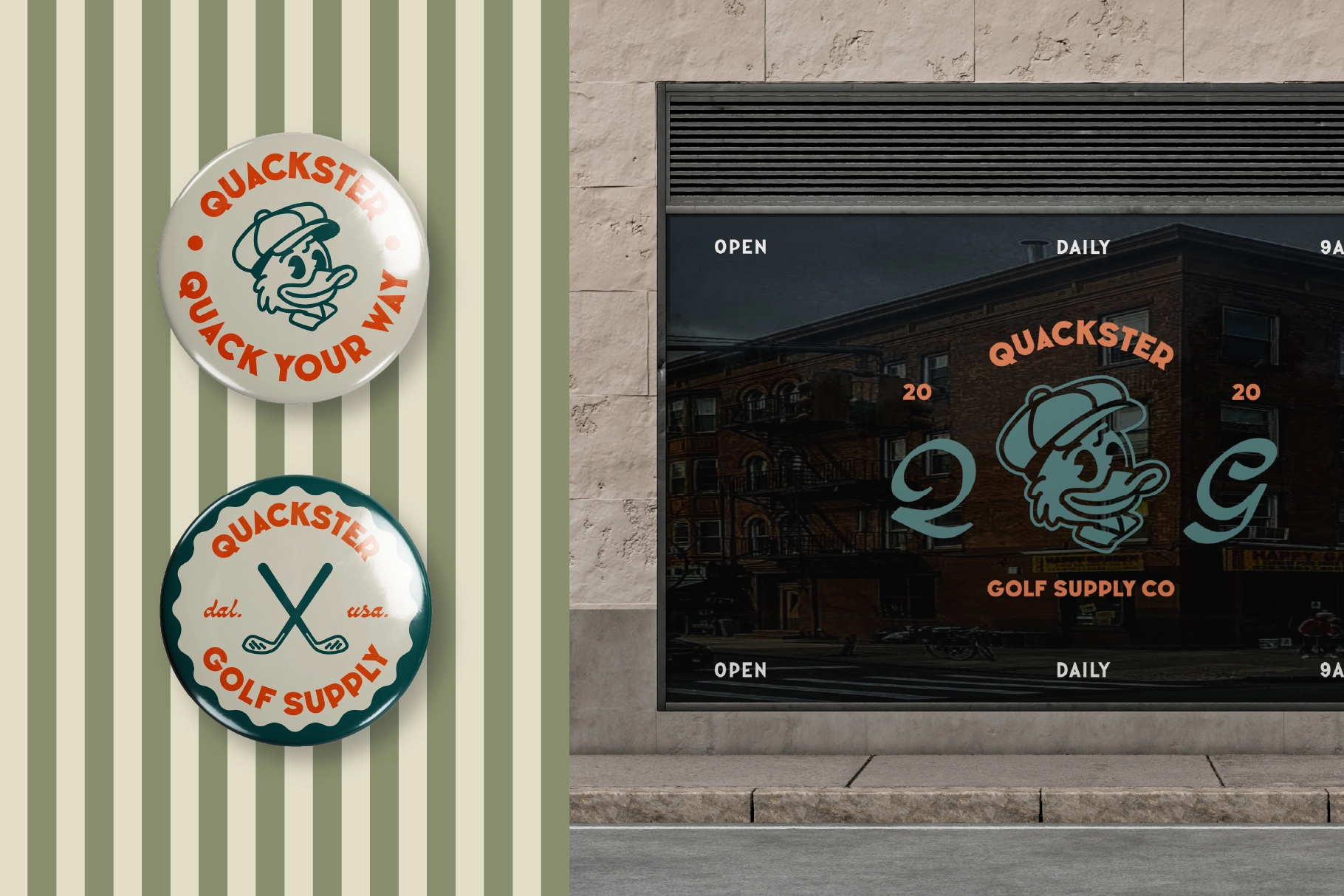 Retro Golf Club Mascot Bundle