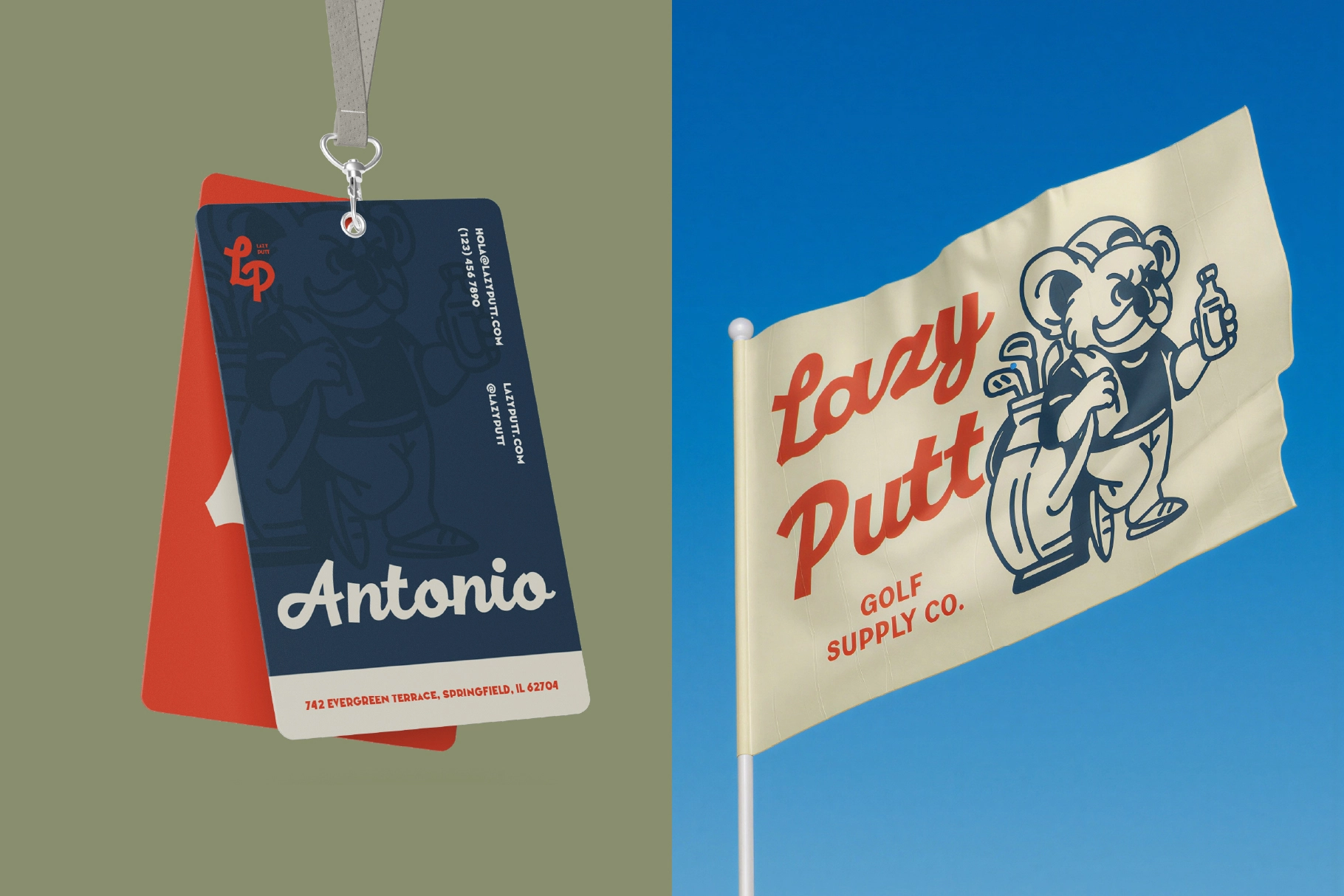 Retro Golf Club Mascot Bundle