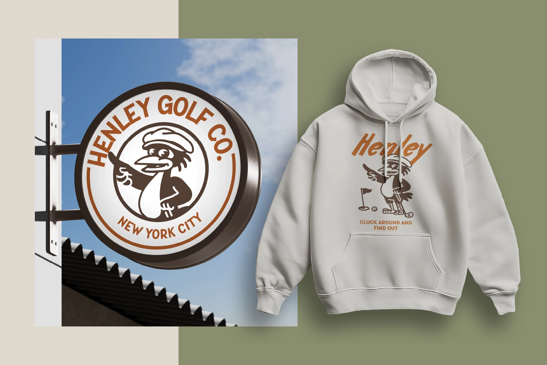 Retro Golf Club Mascot Bundle