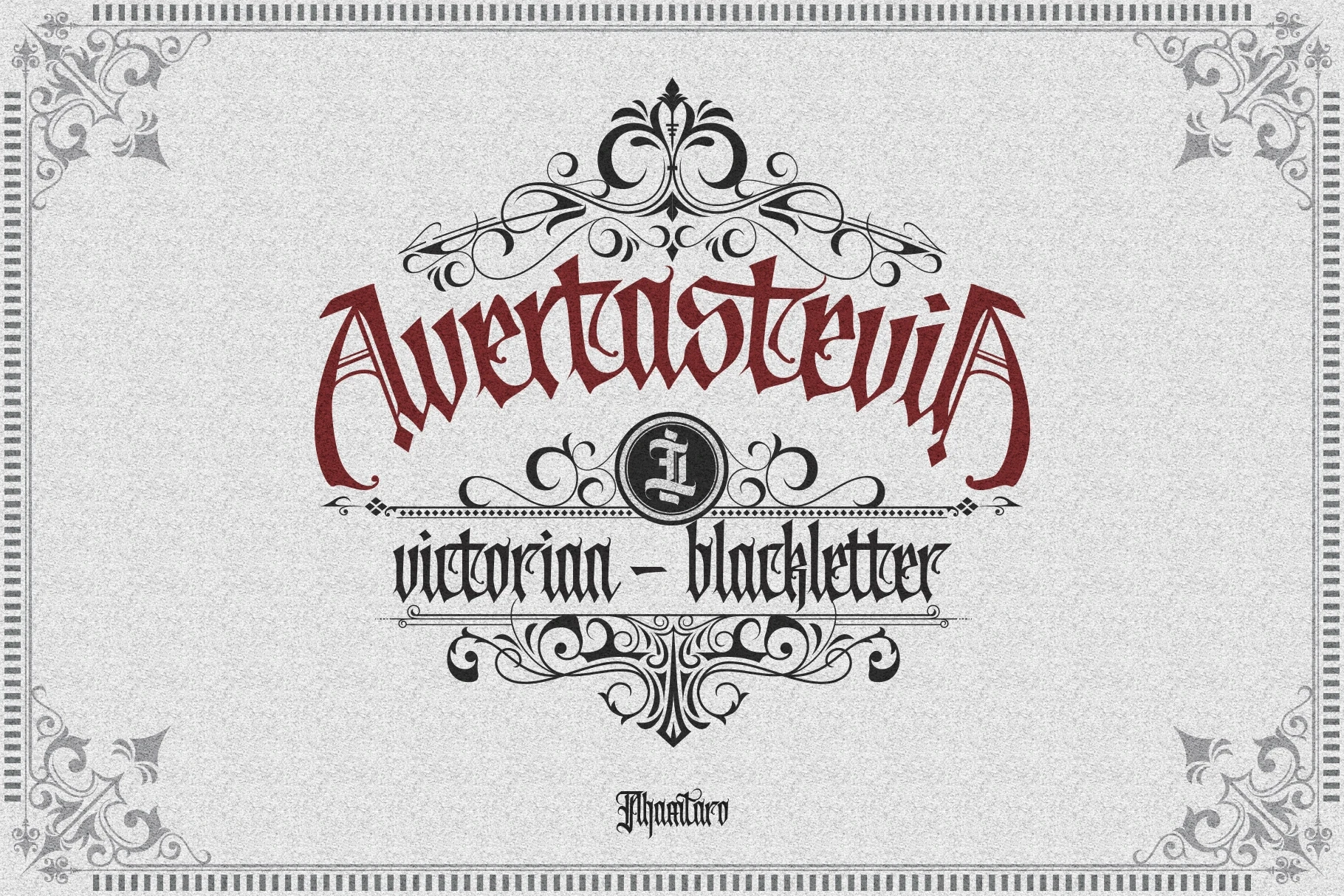 Avertastevia - Victorian Blackletter Font