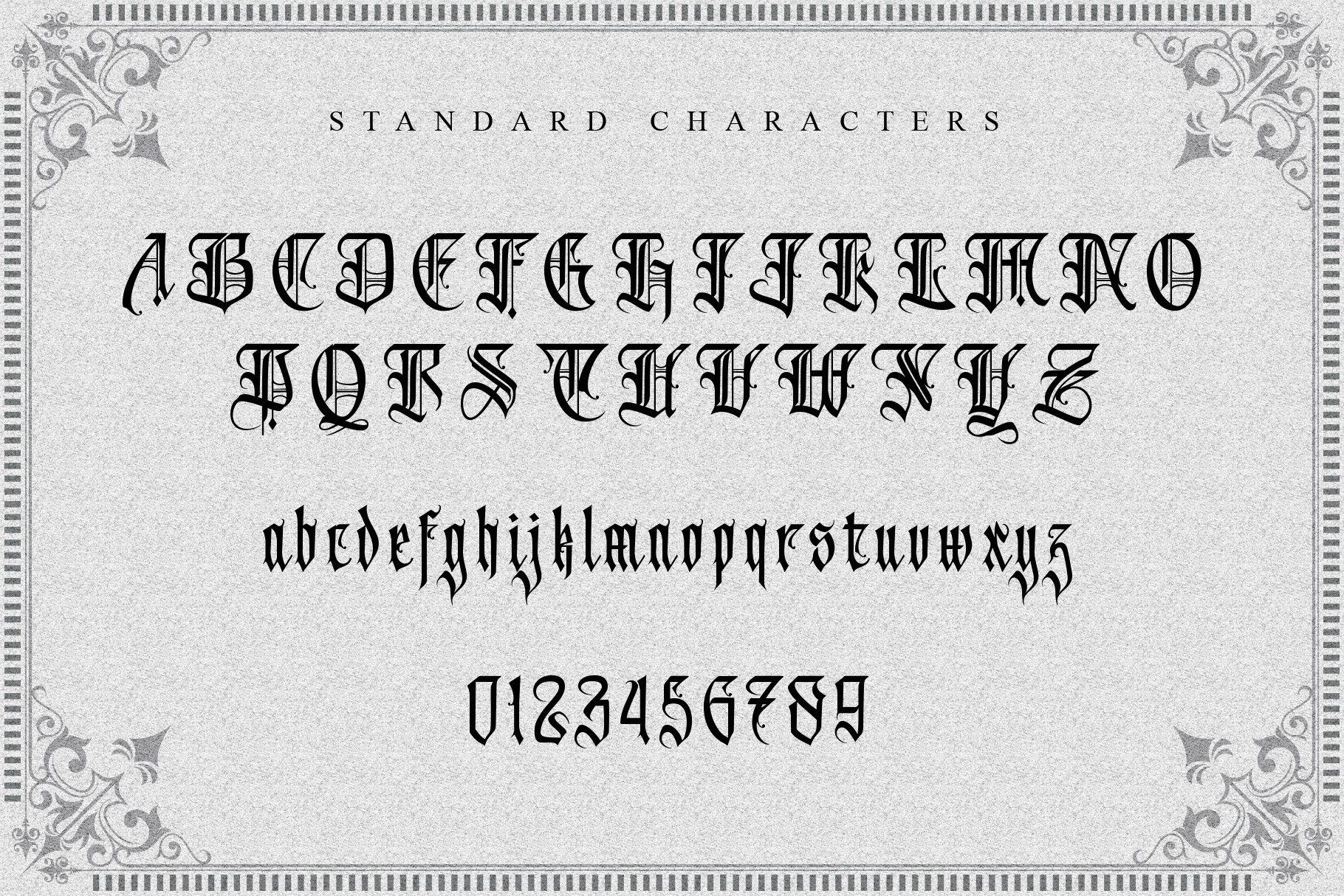 Avertastevia - Victorian Blackletter Font