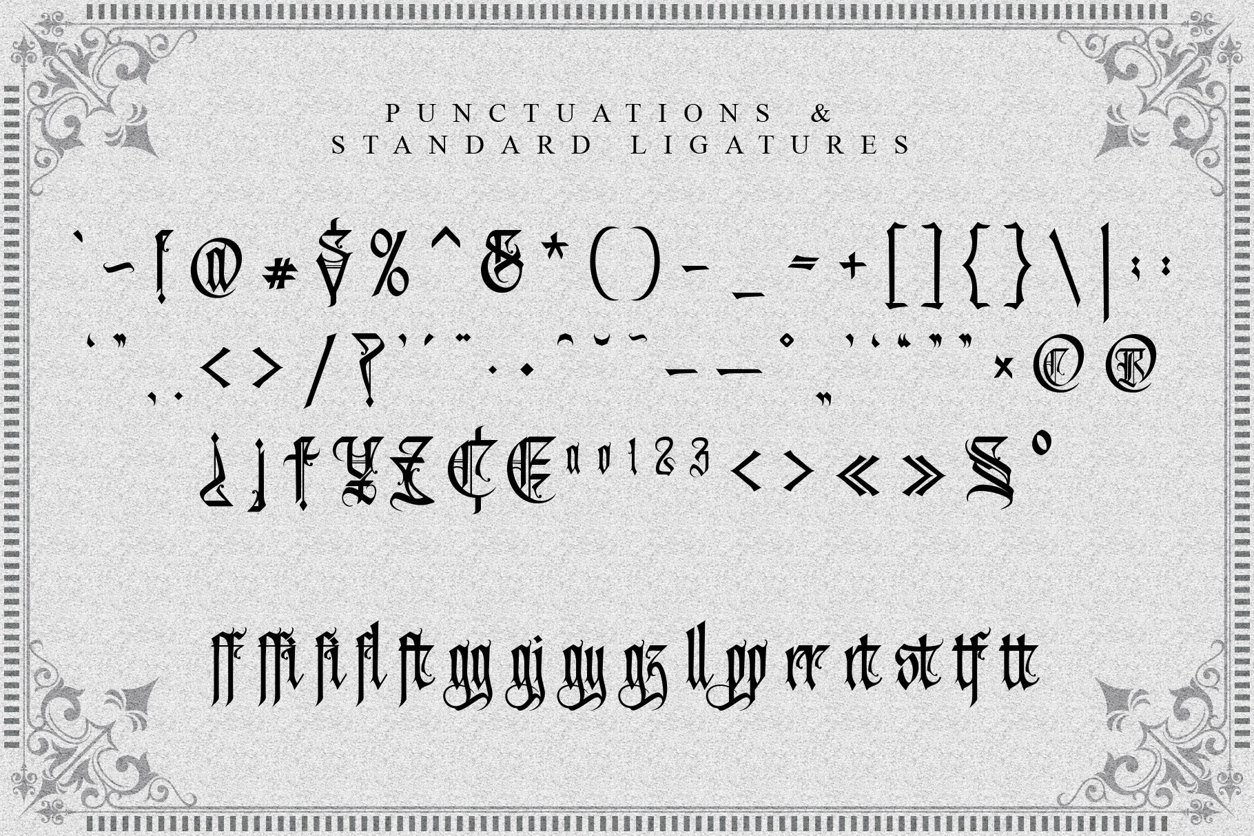 Avertastevia - Victorian Blackletter Font