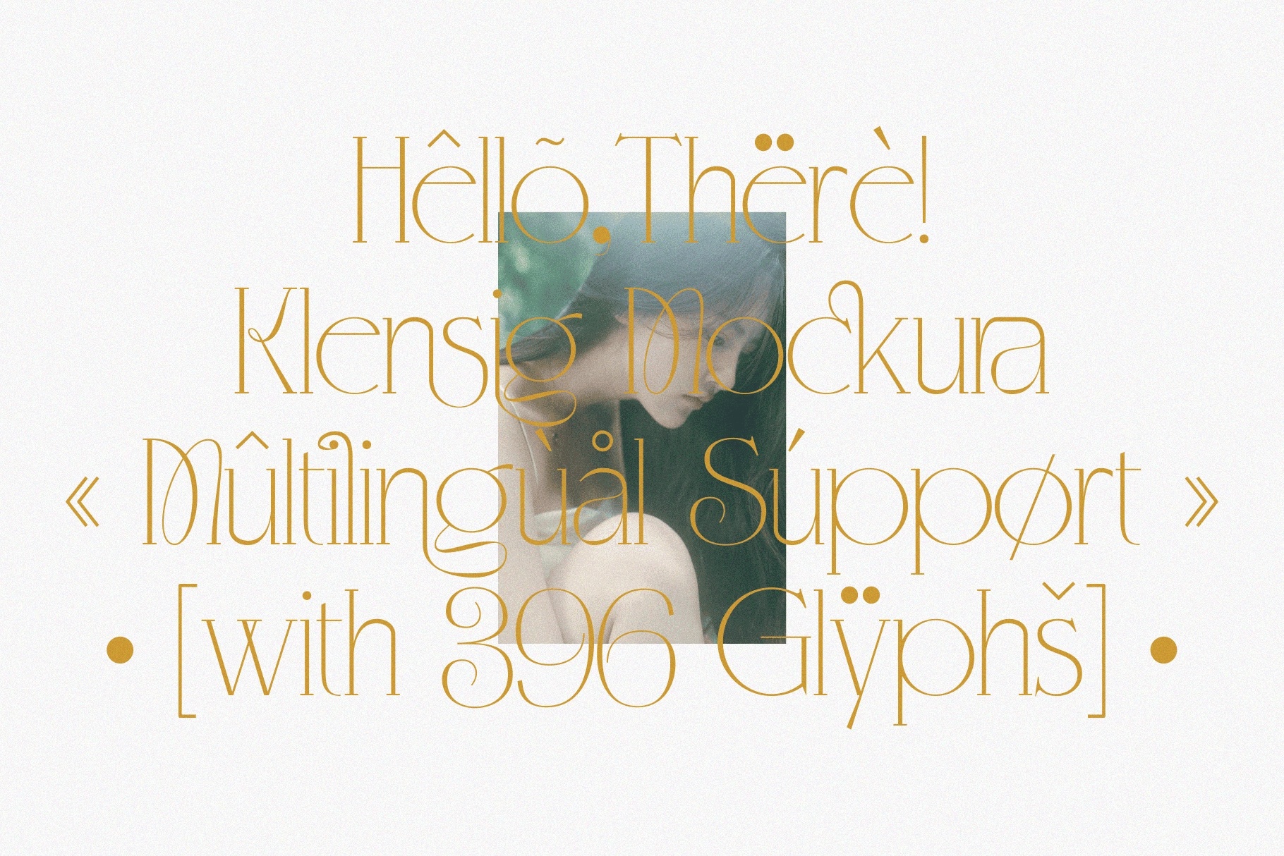 KLENSIG MOCKURA — Elegant Luxury Serif Font
