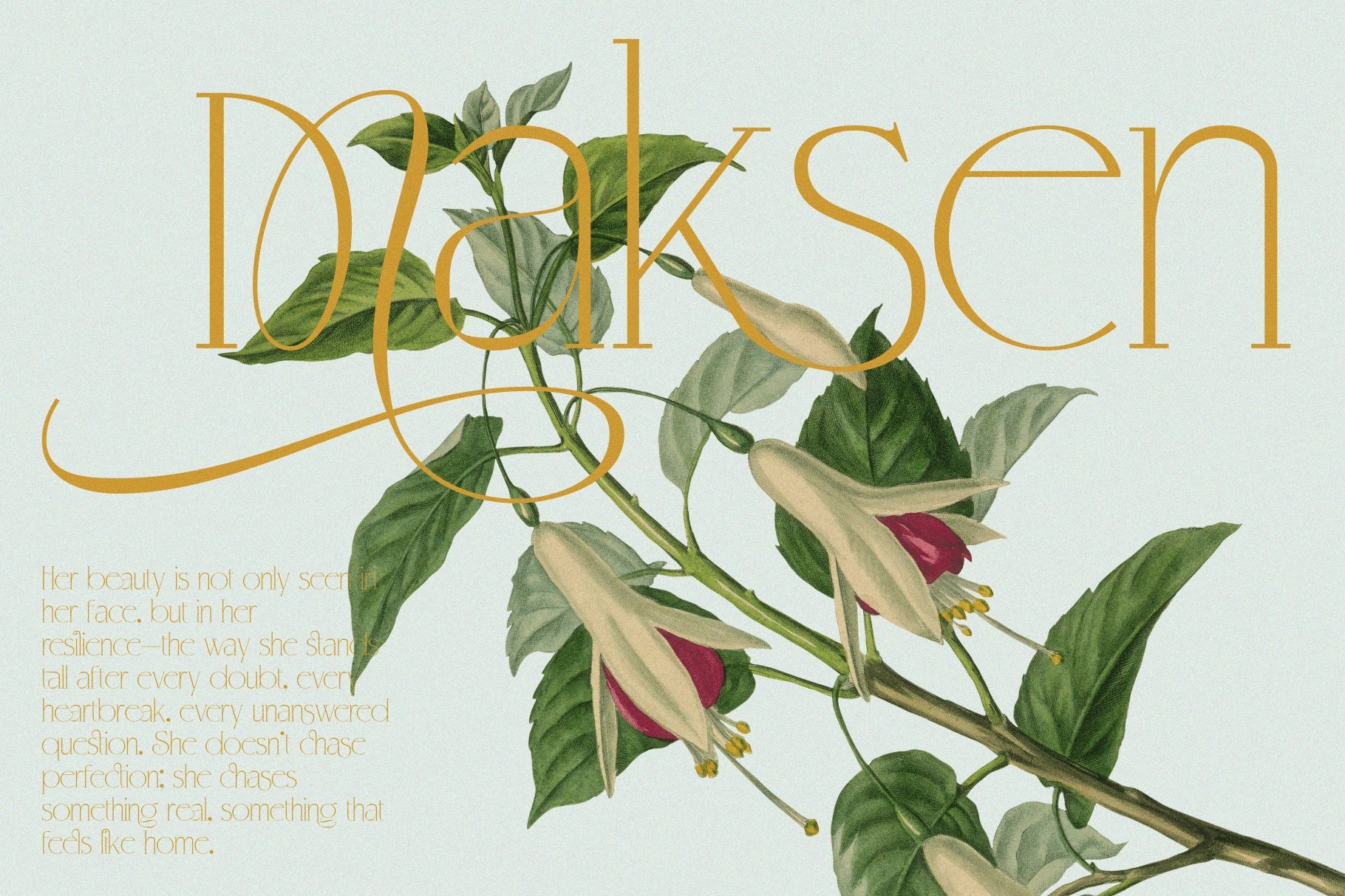 KLENSIG MOCKURA — Elegant Luxury Serif Font